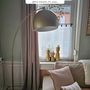 Voir la diapositive 6 : Rendez vous déco Lampadaire en métal couleur noir et laiton - Dinard