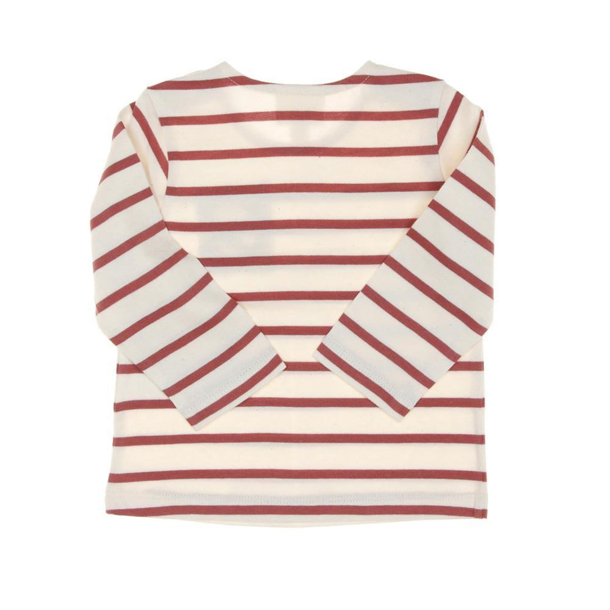 ELLE EST OU LA MER T-shirt Rose à Rayures Fille EOM Elorisa