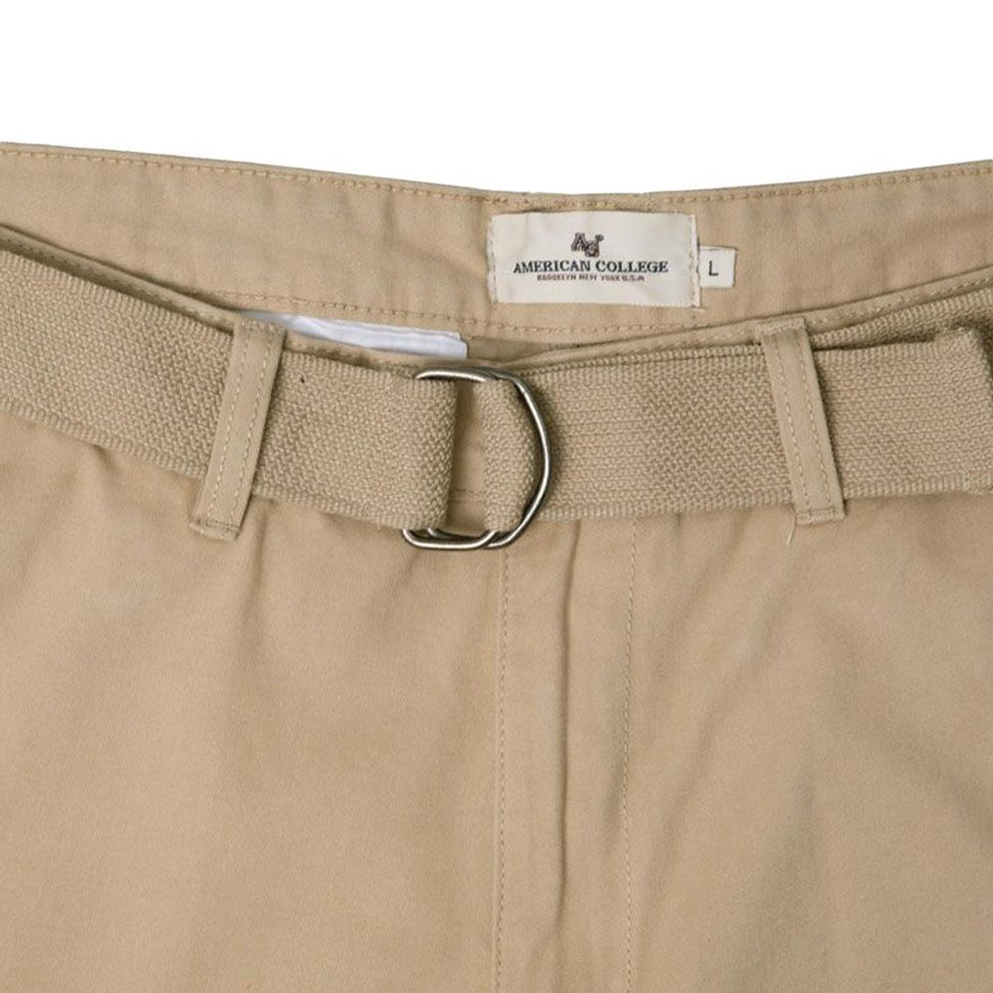 Voir la diapositive 5 : AMERICAN COLLEGE Short Beige Homme American College Chino