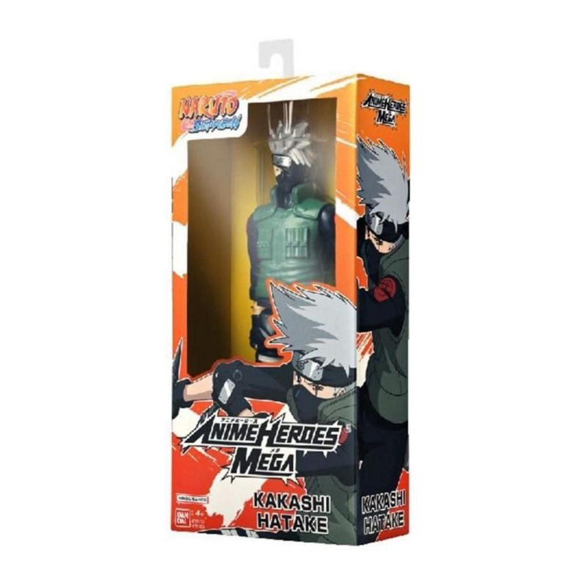 BANDAI Figurine Anime Heroes articulée - BANDAI - Naruto Shippuden - Kakashi Hatake Mega - 30 cm