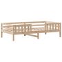 Voir la diapositive 3 : VIDAXL Cadre de lit sans matelas 90x200 cm bois de pin massif