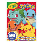 Crayola Cahier de coloriage et stickers Pokemon