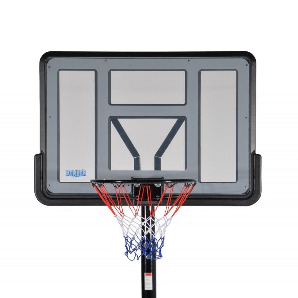 BUMBER Panier de Basket sur Pied Mobile  Boston  Hauteur Réglable de 2,30m à 3,05m