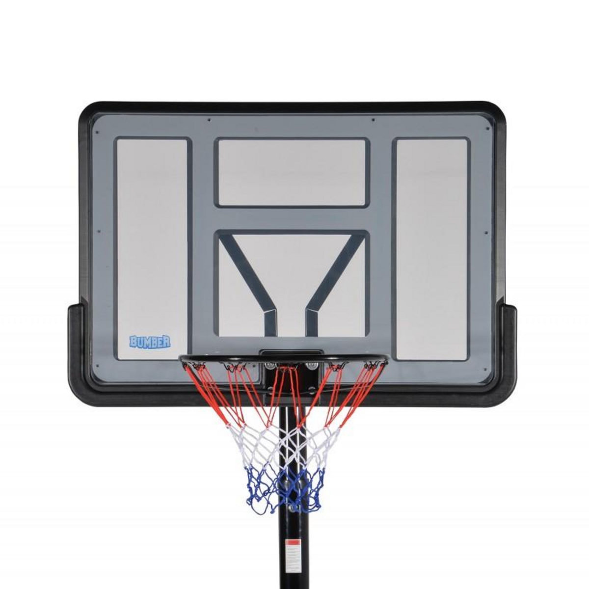 BUMBER Panier de Basket sur Pied Mobile  Boston  Hauteur Réglable de 2,30m à 3,05m