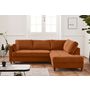 Voir la diapositive 2 : LISA DESIGN Anna - canapé d'angle droit - 5 places - convertible - en velours