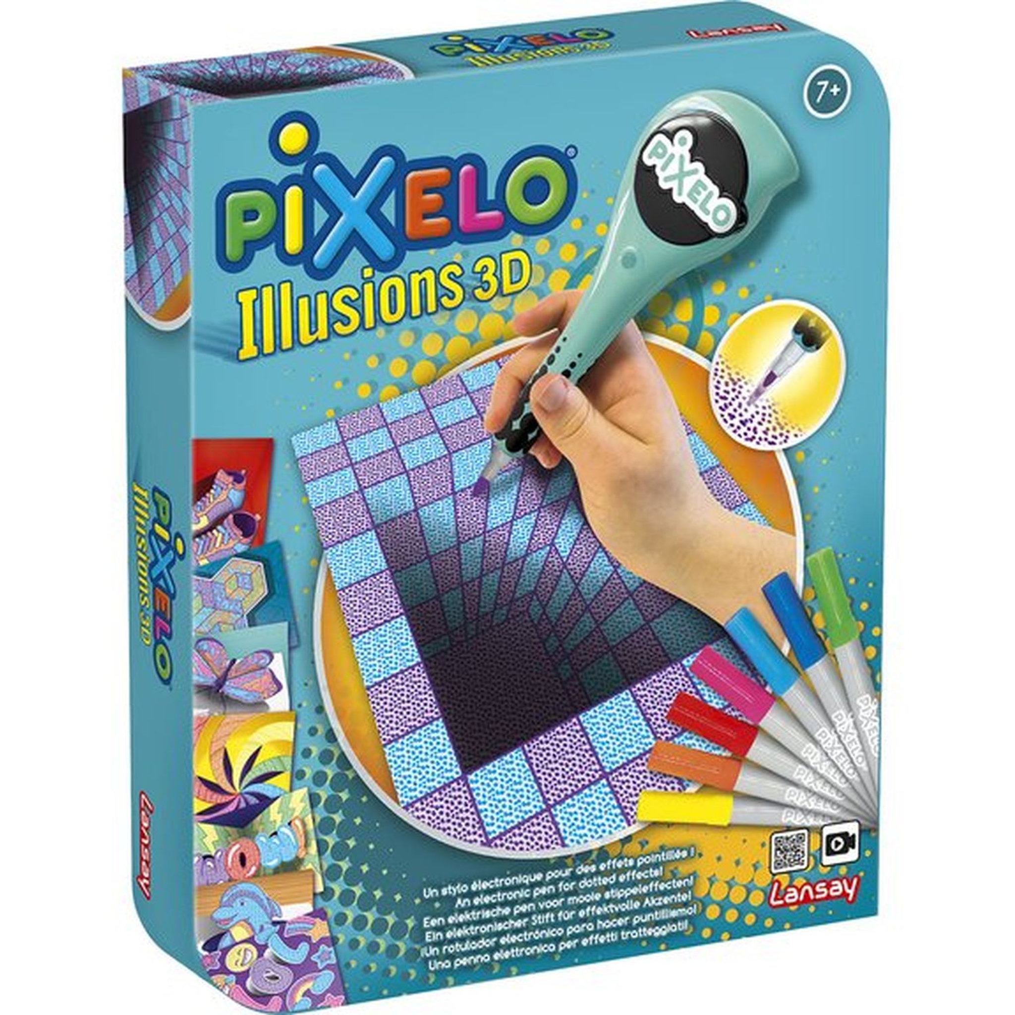 Voir la diapositive 1 : LANSAY Pixelo Illusions 3D