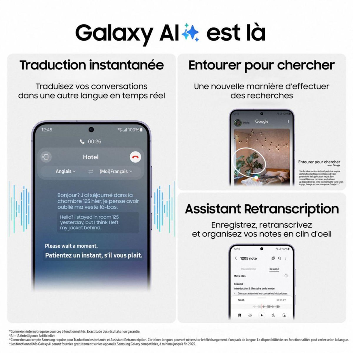 Samsung Smartphone Galaxy S24 Noir EE 256Go