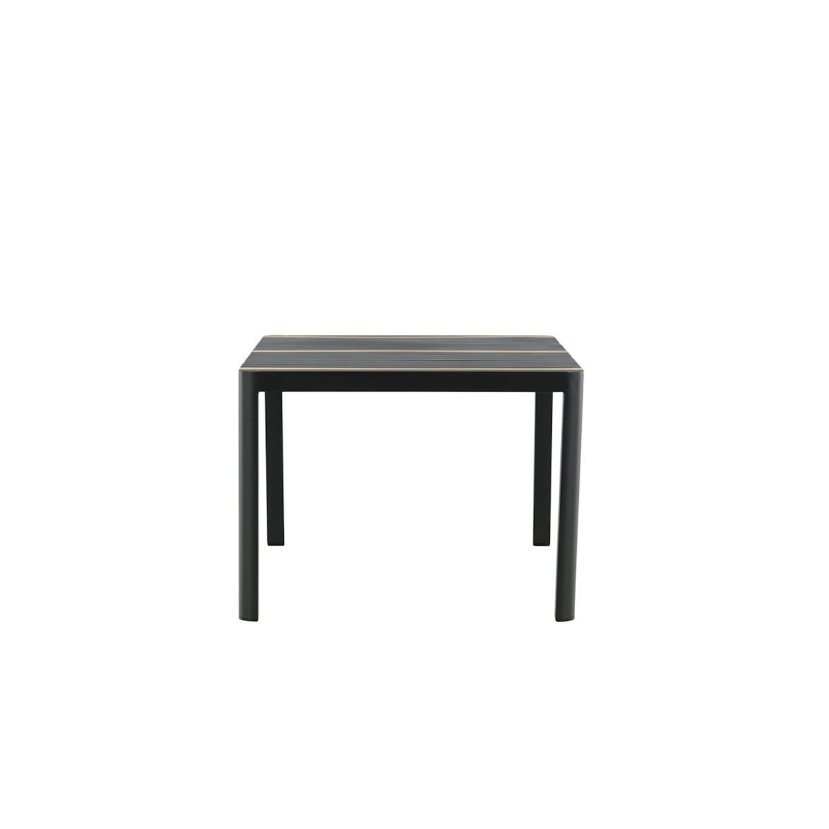 Paris Prix Table de Jardin en Teck  Togo  150cm Noir