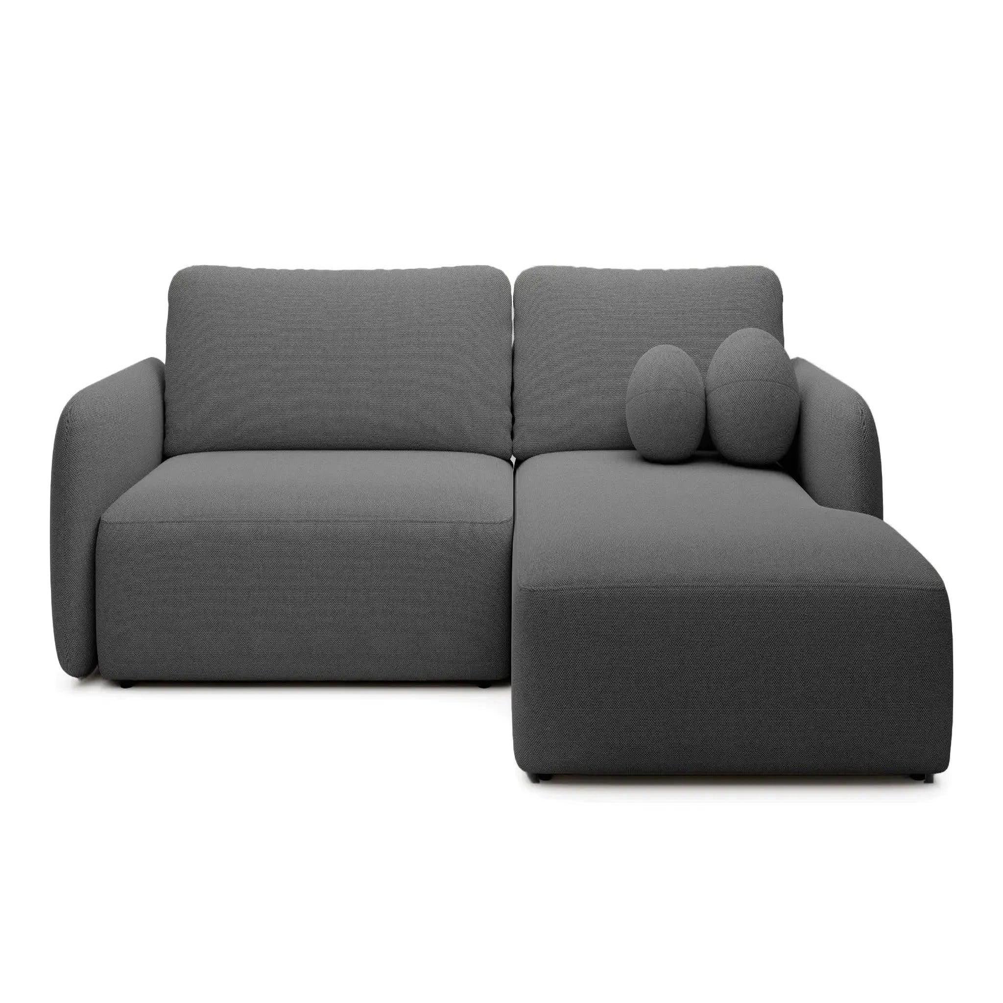 Voir la diapositive 1 : CASANOVA PARIS Gigi - canapé d'angle convertible tissu bouclette