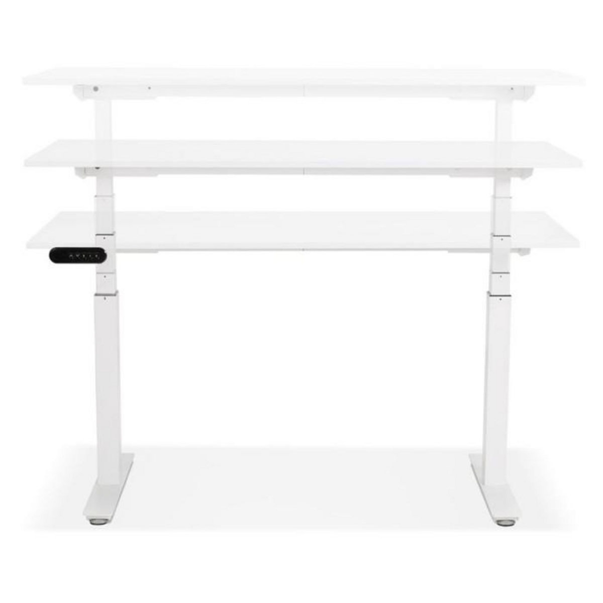 Paris Prix Bureau Design Réglable  Électrique  140cm Blanc