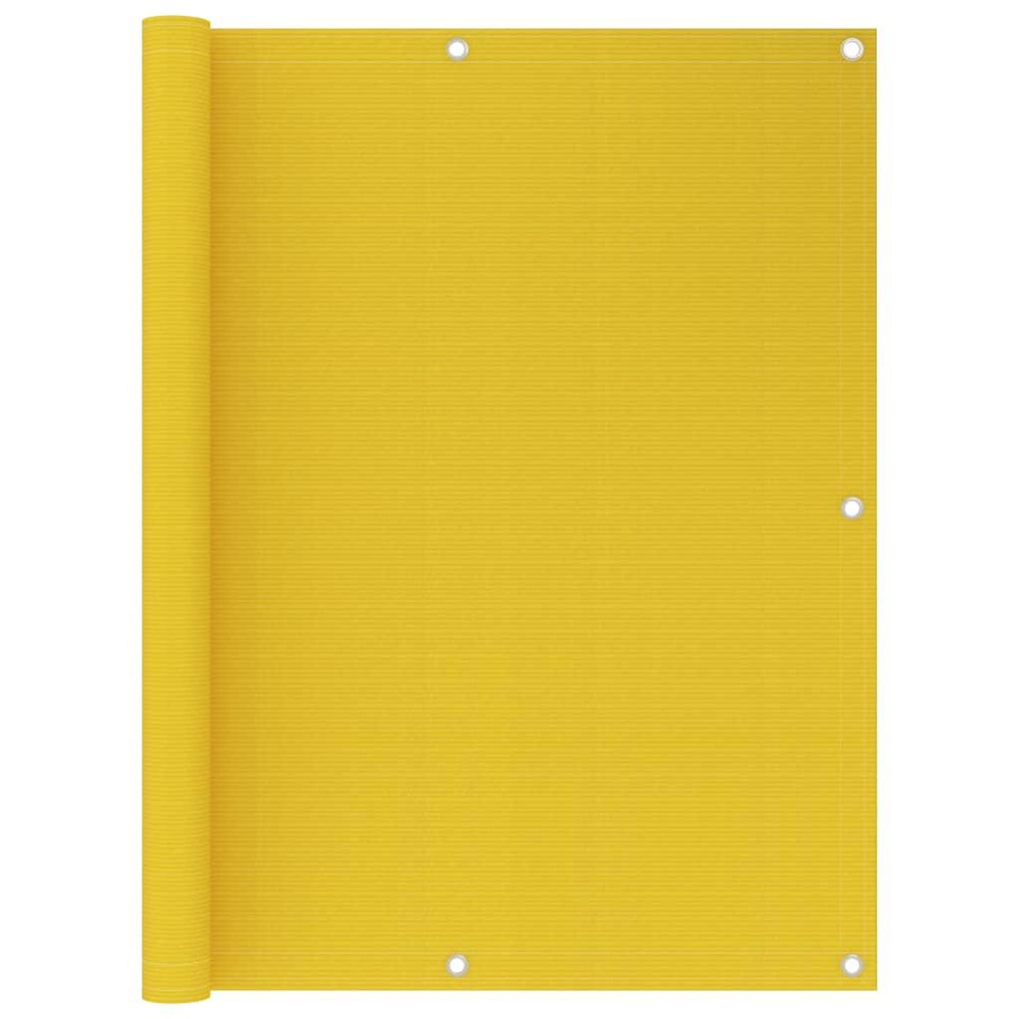 Voir la diapositive 1 : VIDAXL Ecran de balcon Jaune 120x600 cm PEHD