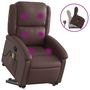 Voir la diapositive 2 : VIDAXL Fauteuil inclinable de massage Marron Similicuir