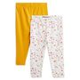 Voir la diapositive 1 : IN EXTENSO Lot de 2 leggings long bébé fille