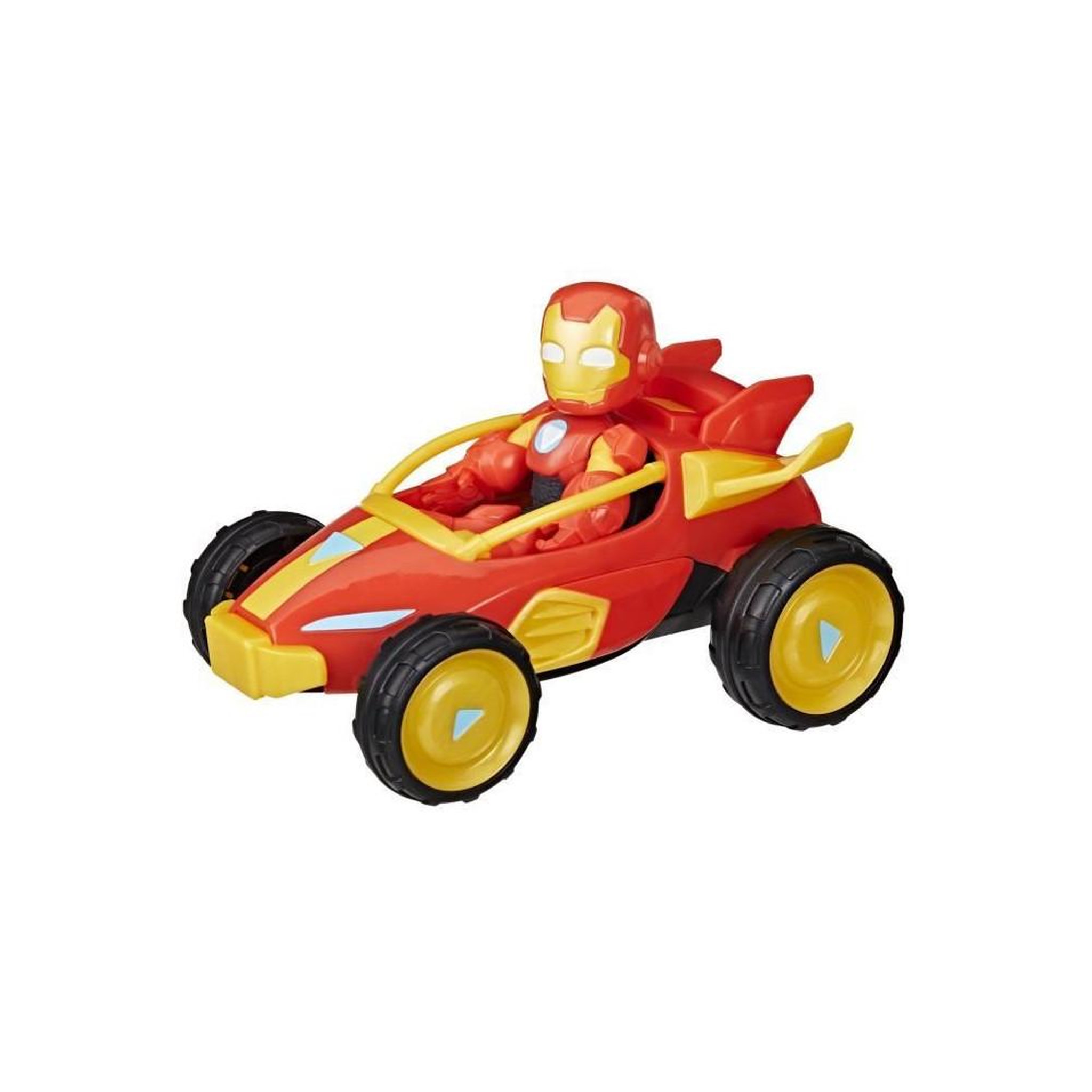 Voir la diapositive 2 : HASBRO Figurine Iron Man et véhicule Bolide Iron Man, Marvel Iron Man and his Awesome Friends, des 3 ans