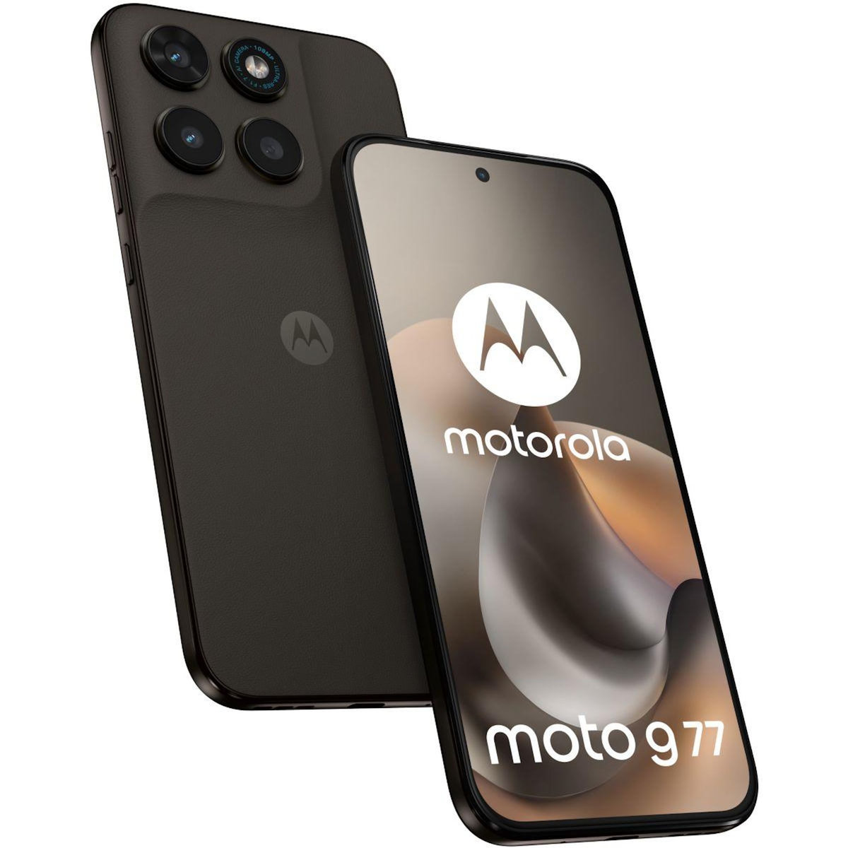 MOTOROLA Smartphone Pack G77 256Go Noir + Watch Noir