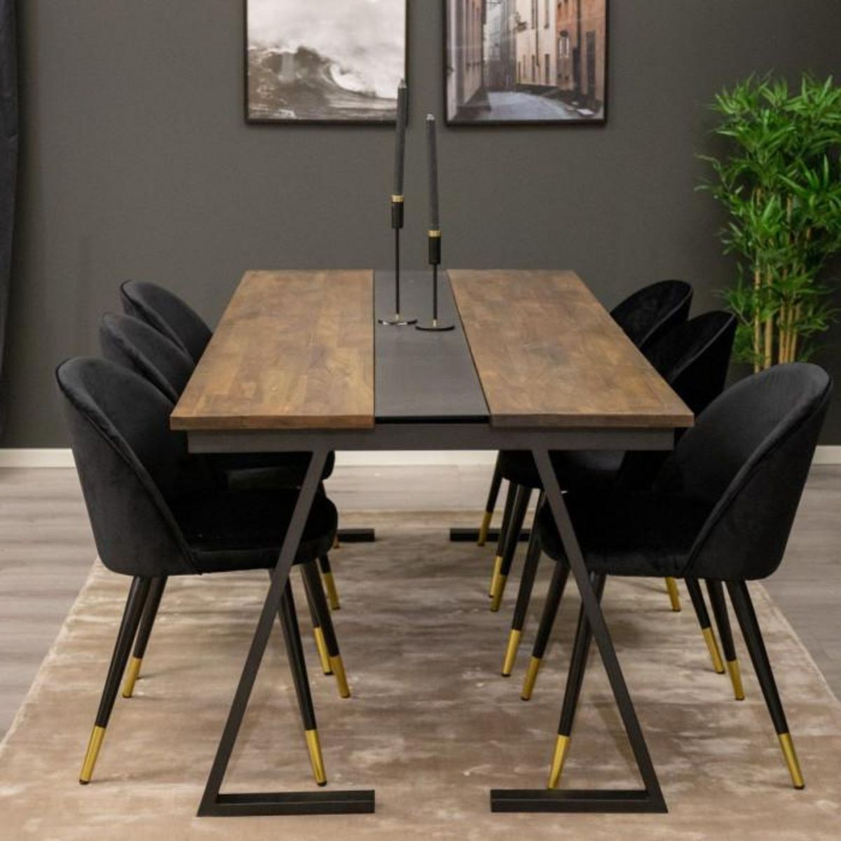 Paris Prix Table à Manger en Teck  Jakarta  200cm Marron