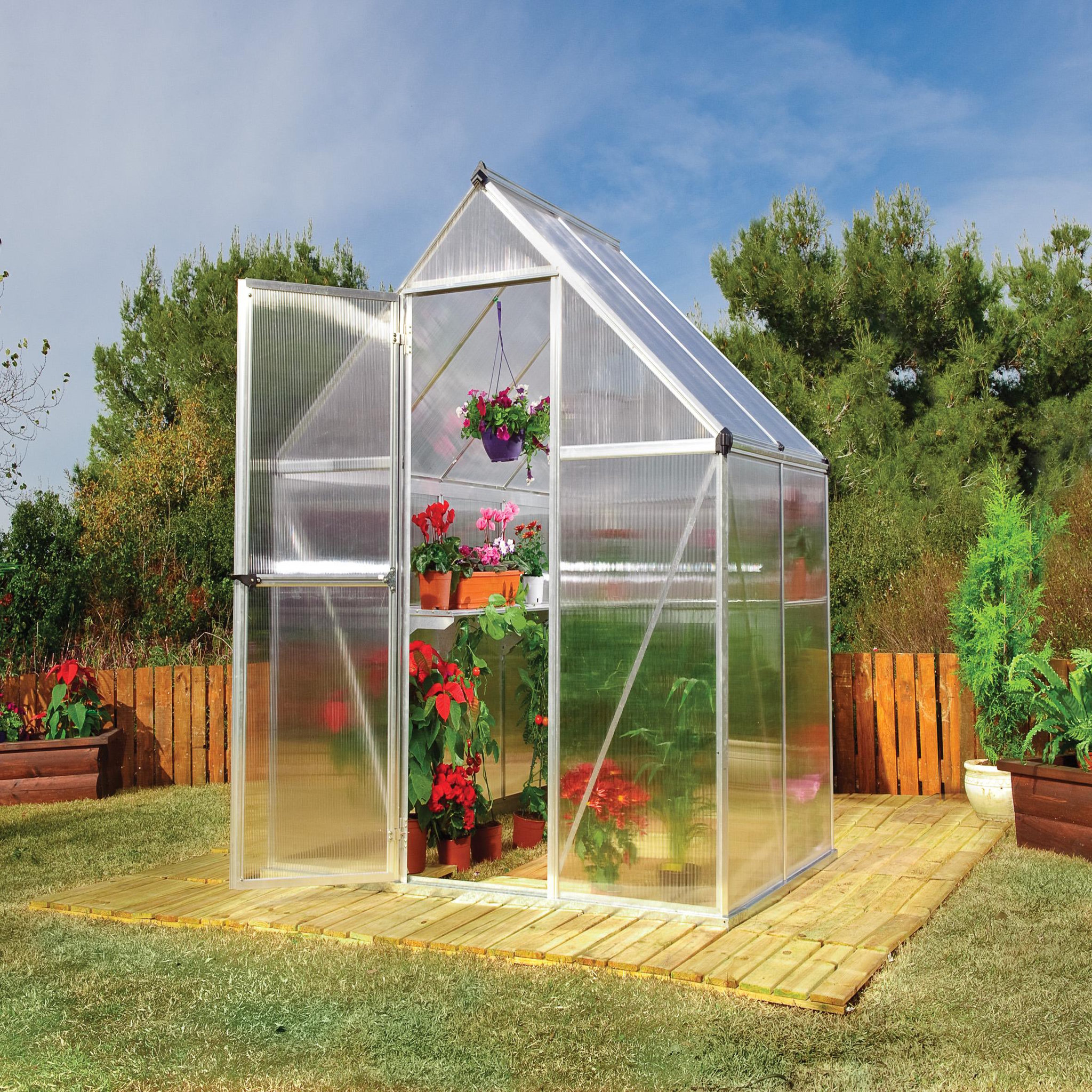 Canopia by PALRAM Serre de jardin - Polycarbonate - 2,3m² - MYTHOS