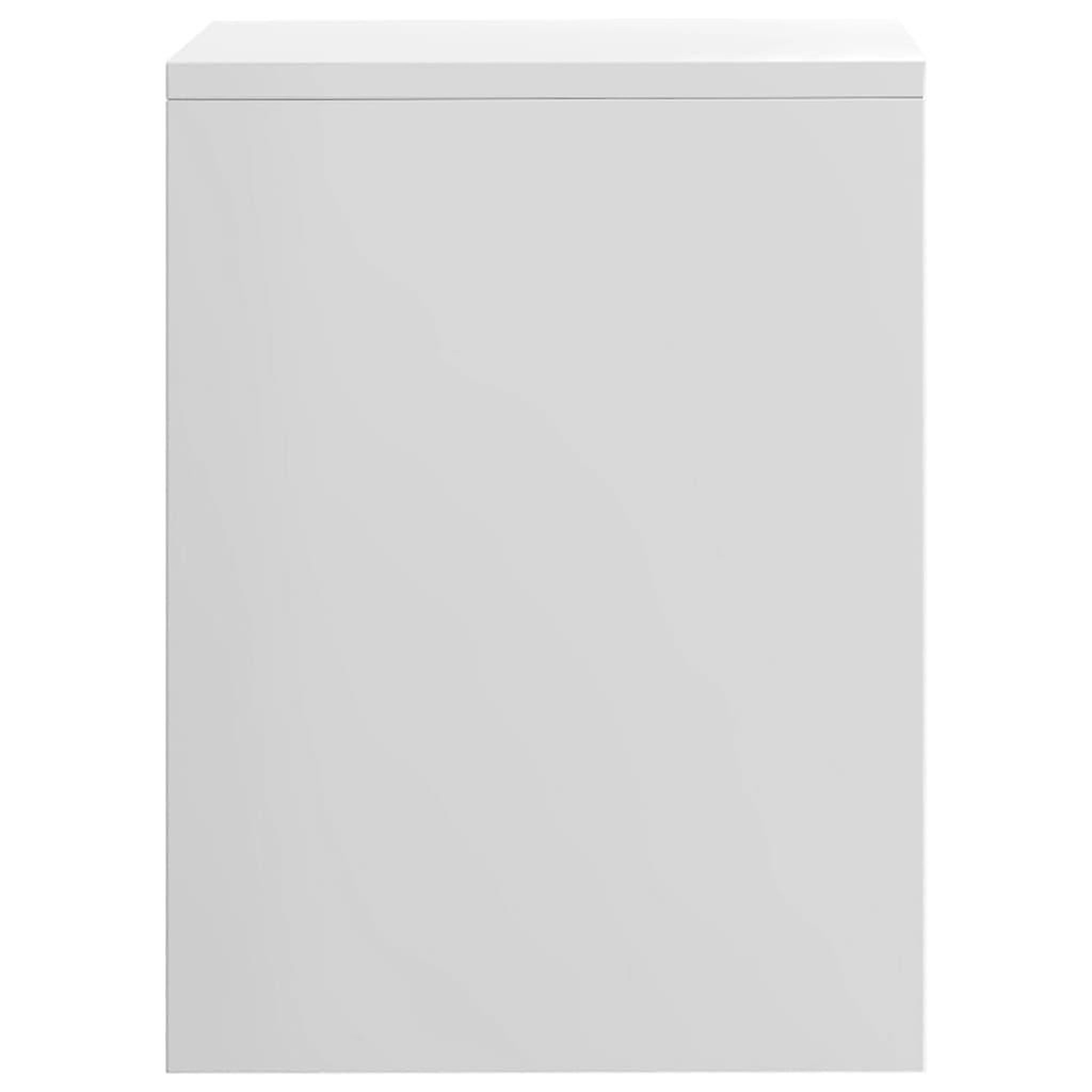 Voir la diapositive 5 : VIDAXL Table de chevet Blanc brillant 40x30x40 cm bois d'ingenierie