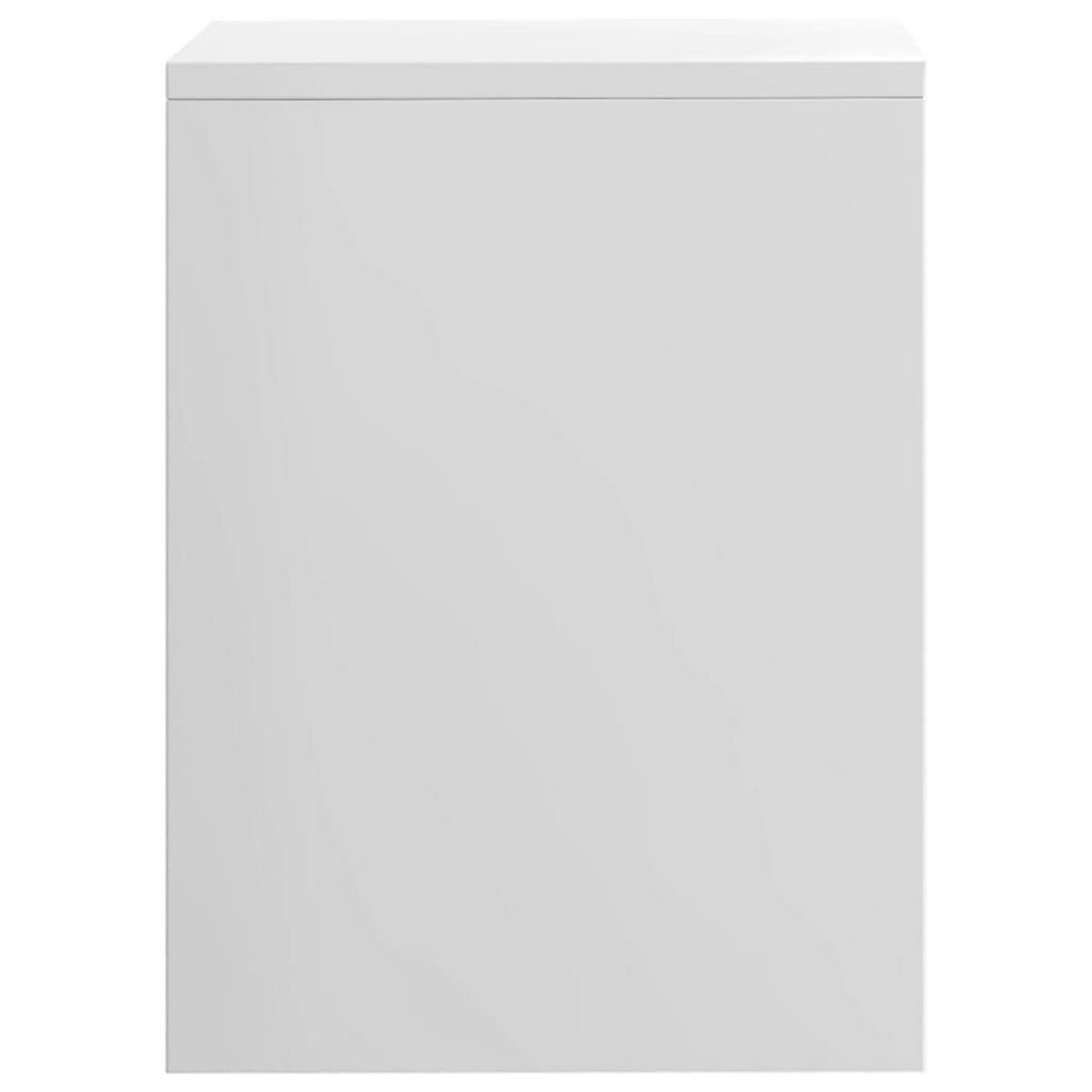 VIDAXL Table de chevet Blanc brillant 40x30x40 cm bois d'ingenierie