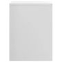 Voir la diapositive 5 : VIDAXL Table de chevet Blanc brillant 40x30x40 cm bois d'ingenierie