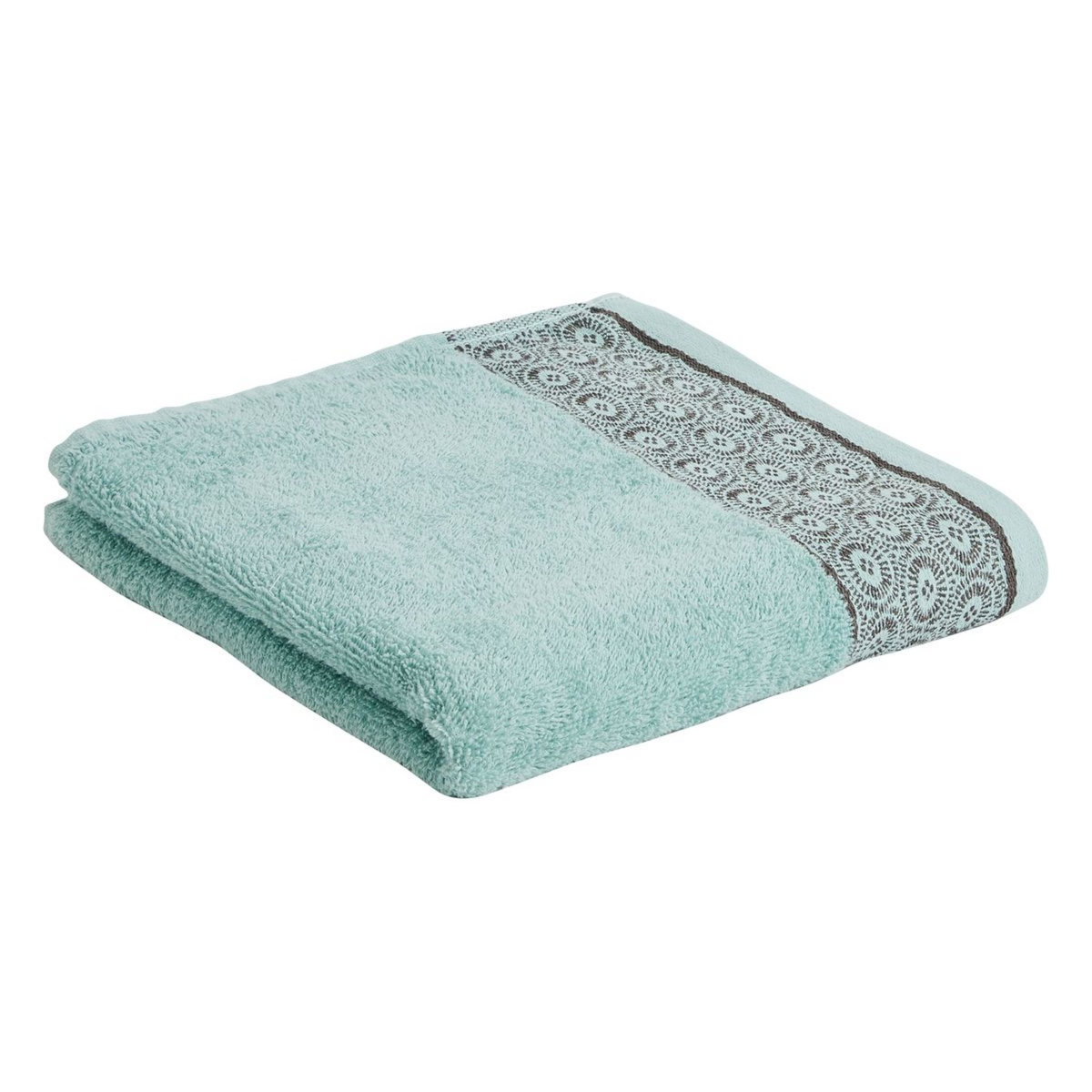 ACTUEL Drap de bain fantaisie en coton 450 g/m² PASTEL