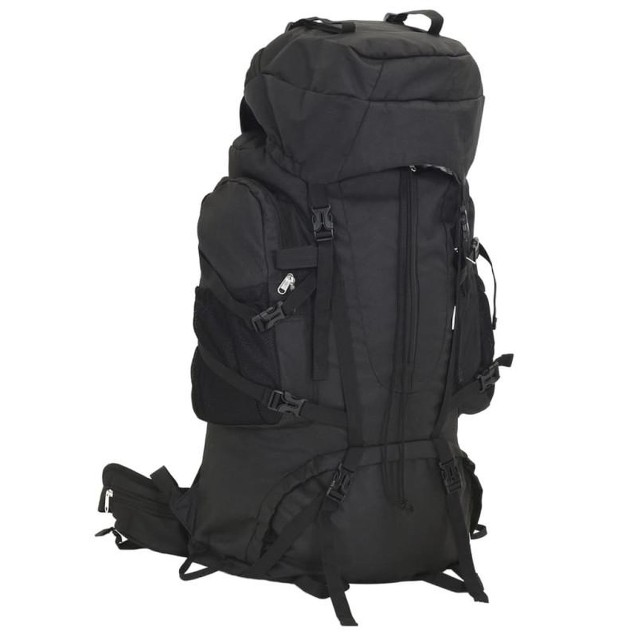 Voir la diapositive 1 : VIDAXL Sac à dos de randonnée noir 60 L tissu oxford