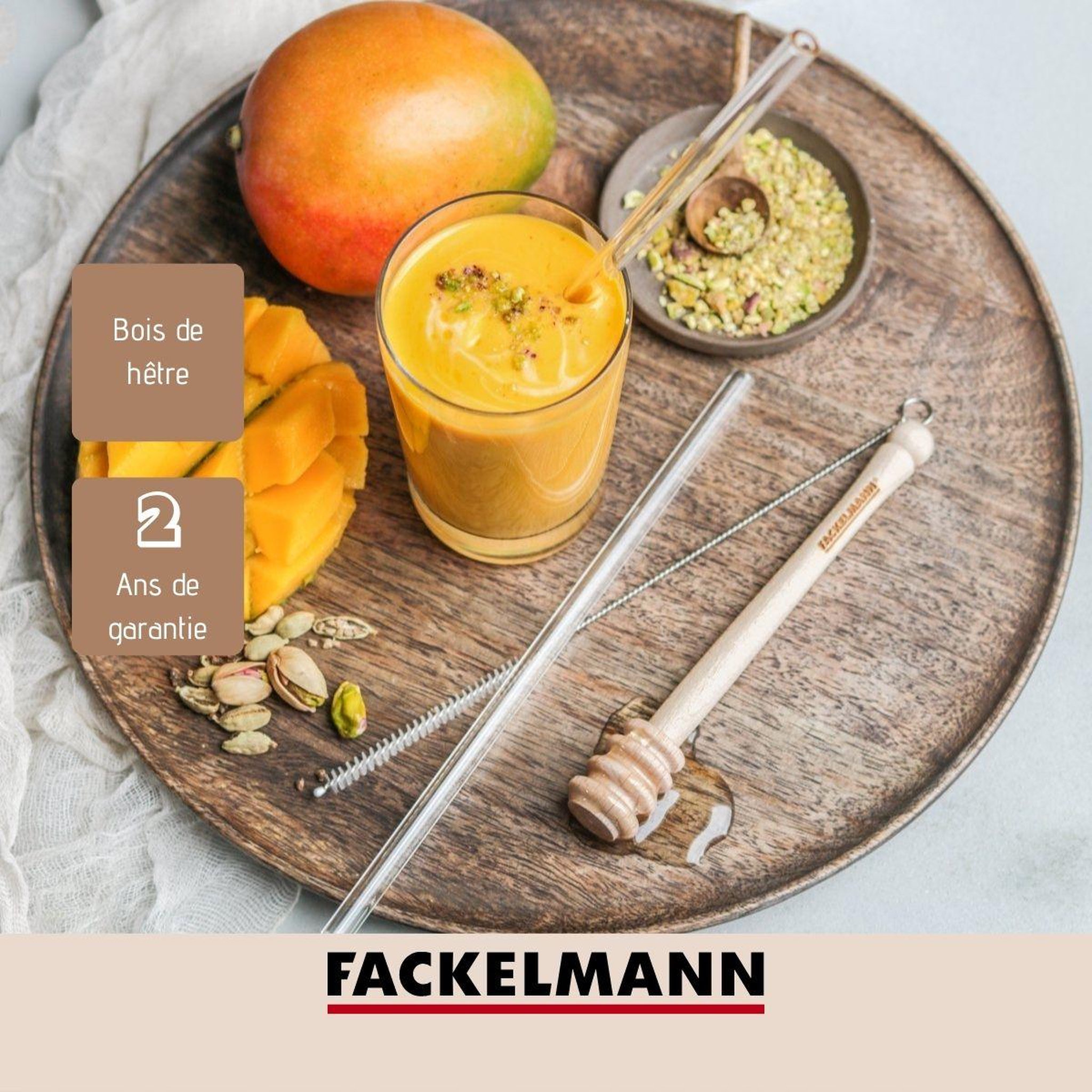 Voir la diapositive 4 : Fackelmann Cuillère à miel en bois fackelmann petit déjeuner