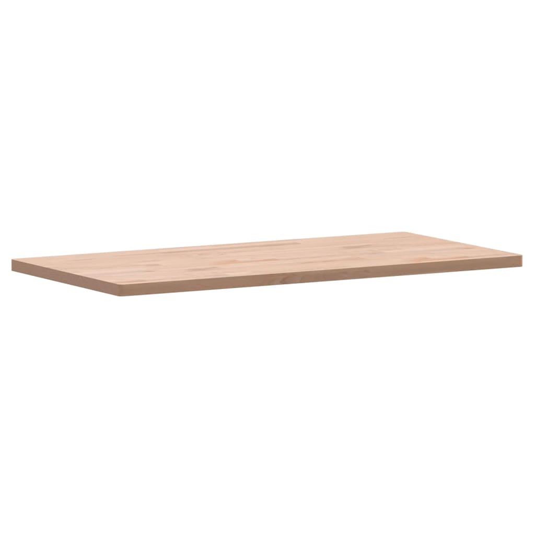 Voir la diapositive 3 : VIDAXL Dessus de table 100x50x2,5cm rectangulaire bois massif de hetre