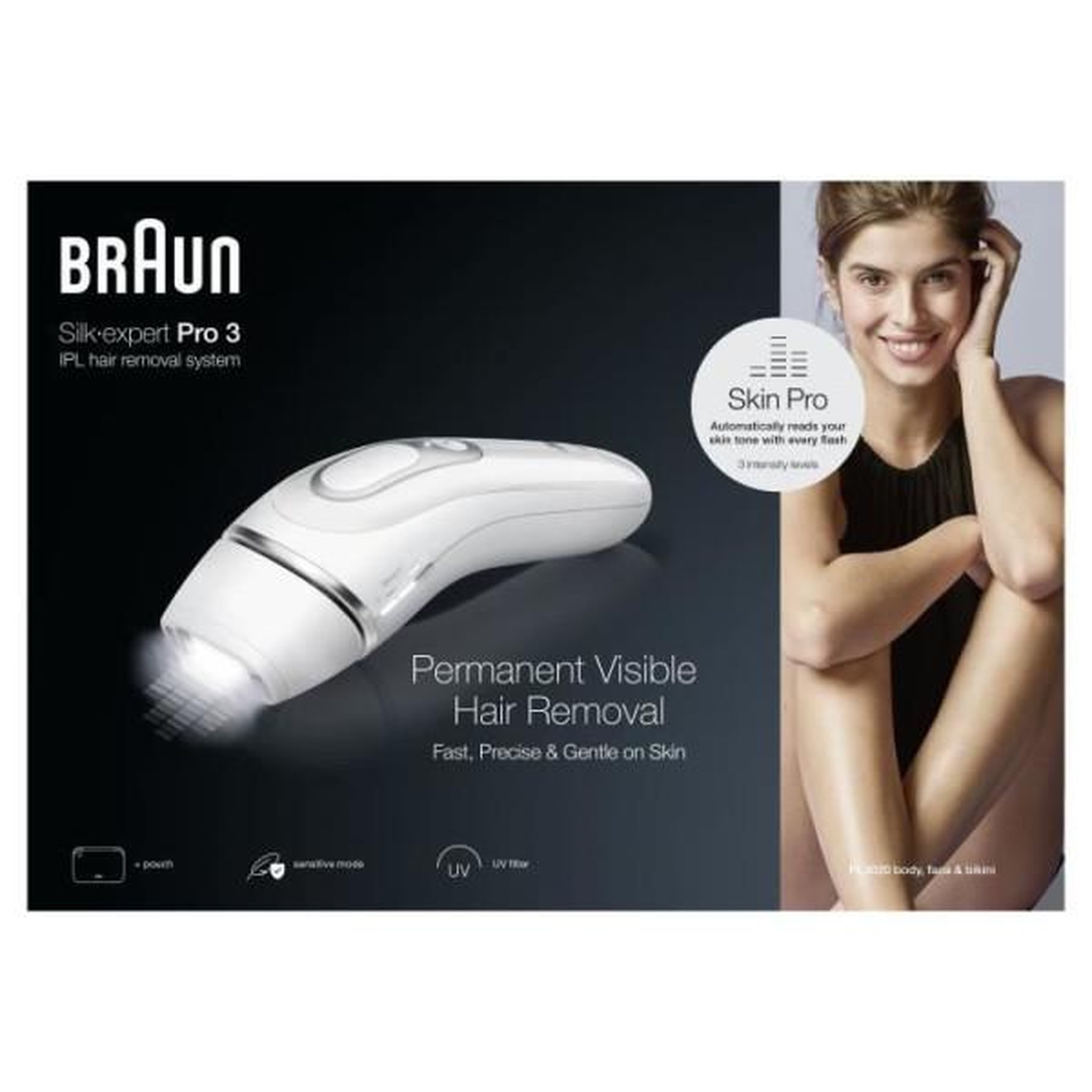 Voir la diapositive 6 : BRAUN Epilateur à lumière pulsée laser - PL 3020