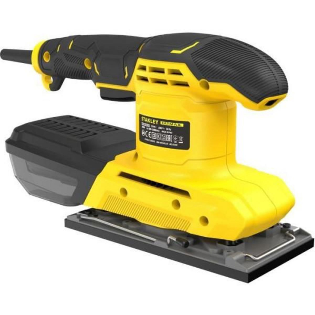 Stanley Stanley - FatMax STANLEY FATMAX Ponceuse orbitale 280 W 1/3 Ø orbite 2 mm avec mallette - FMEW214K-QS