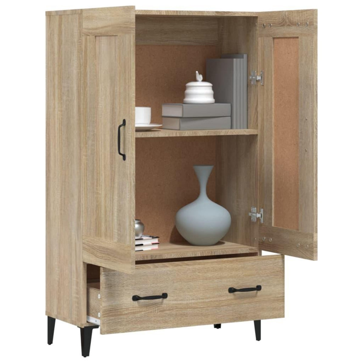 VIDAXL Buffet haut Chene sonoma 70x31x115 cm Bois d'ingenierie