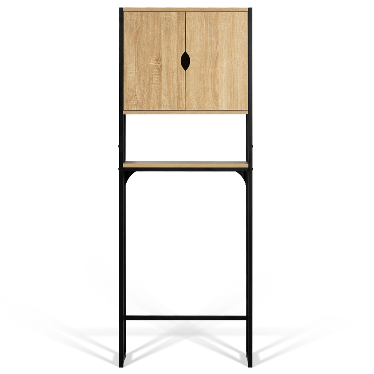 ID MARKET Meuble étagère dessus WC placard DETROIT design industriel