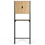 Voir la diapositive 4 : ID MARKET Meuble étagère dessus WC placard DETROIT design industriel