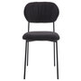 Voir la diapositive 4 : LISA DESIGN Rosita - lot de 4 chaises - en tissu - gris anthracite