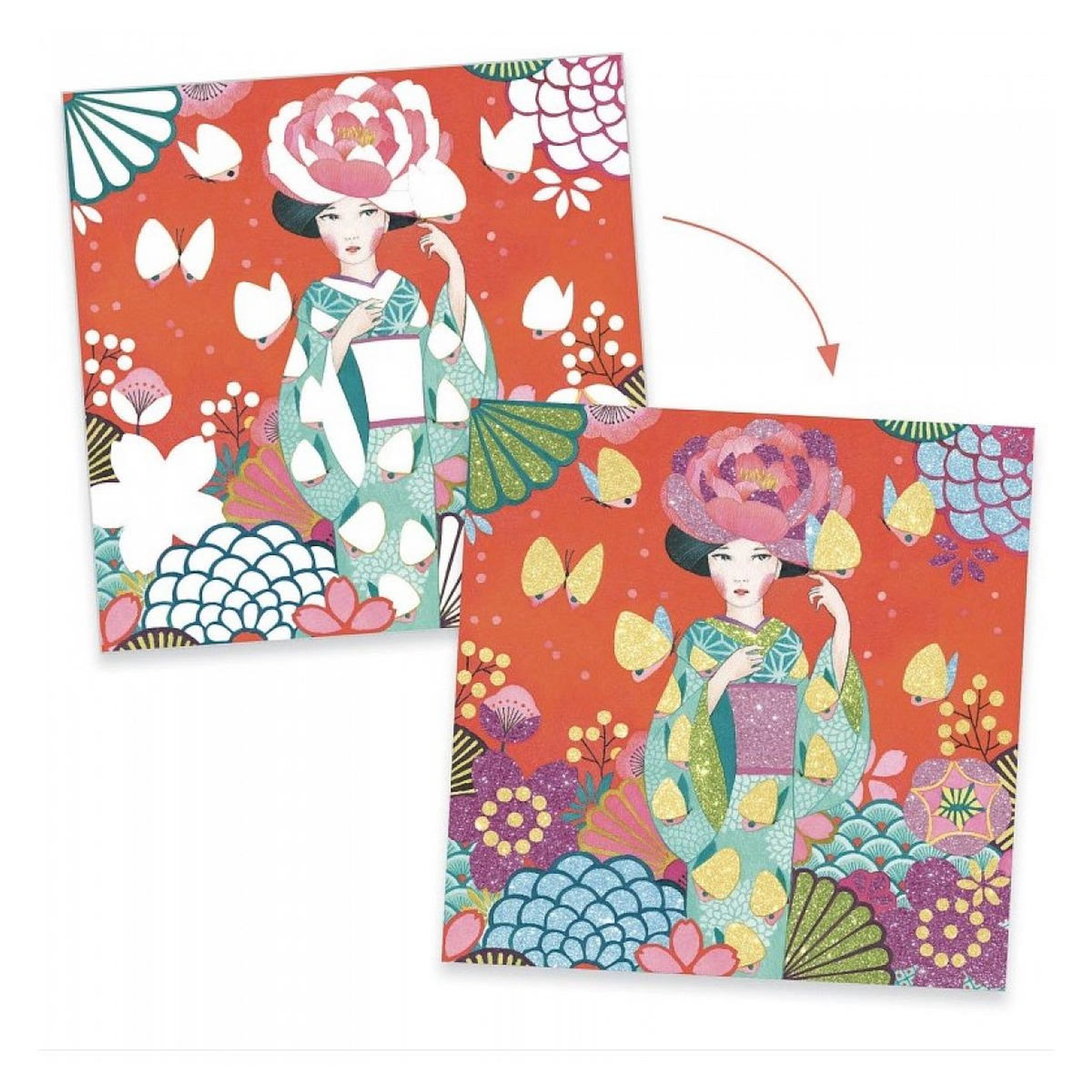 Djeco DJ09517 Tableaux Paillettes - Daydream