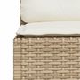 Voir la diapositive 5 : VIDAXL Salon de jardin avec coussins 4 pcs beige resine tressee