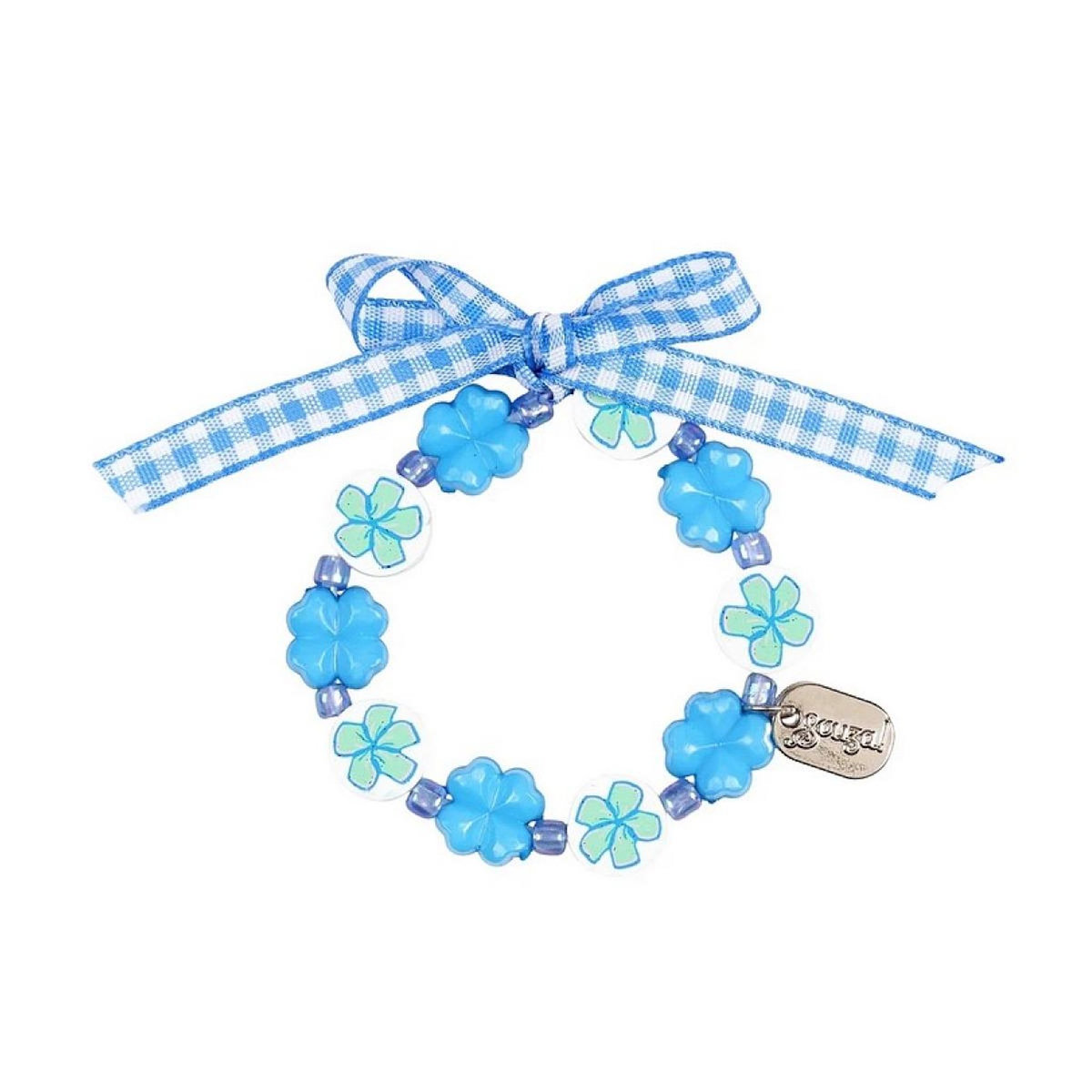 SOUZA Bracelet Alvera trefle bleu