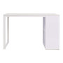 Voir la diapositive 2 : VIDAXL Table d'ecriture 120x60x75 cm Blanc