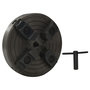 Voir la diapositive 2 : VIDAXL Mandrin a bois a 4 machoires connexion M18 acier noir 150x63 mm