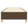 Voir la diapositive 5 : VIDAXL Cadre de lit sans matelas marron fonce 90x200 cm tissu