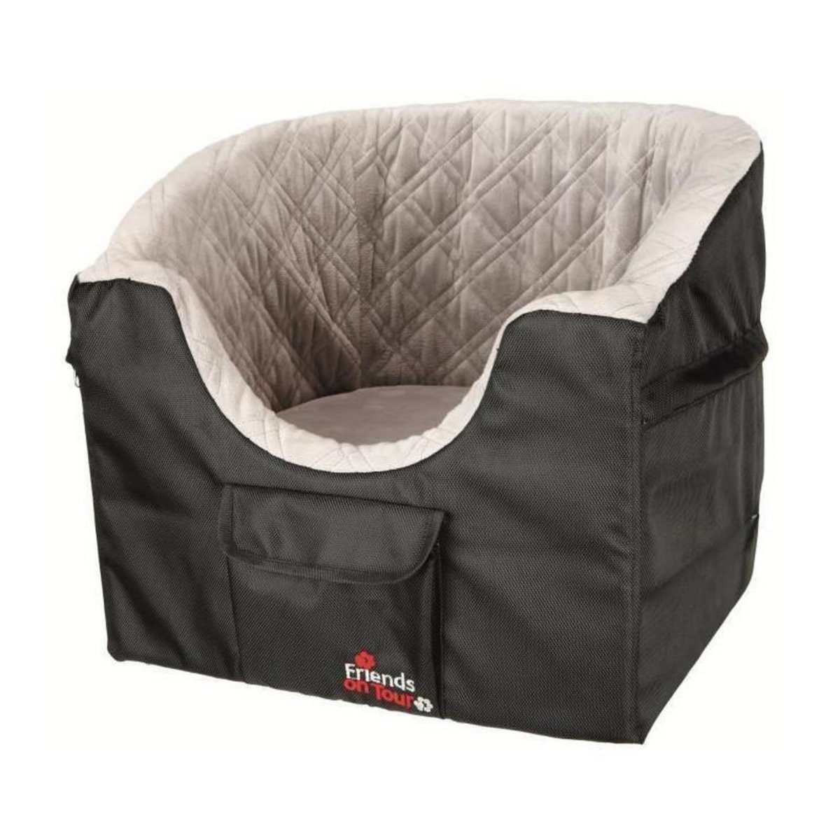 Trixie TRIXIE Siege de voiture - 45x39x42cm - Noir et gris - Pour chien
