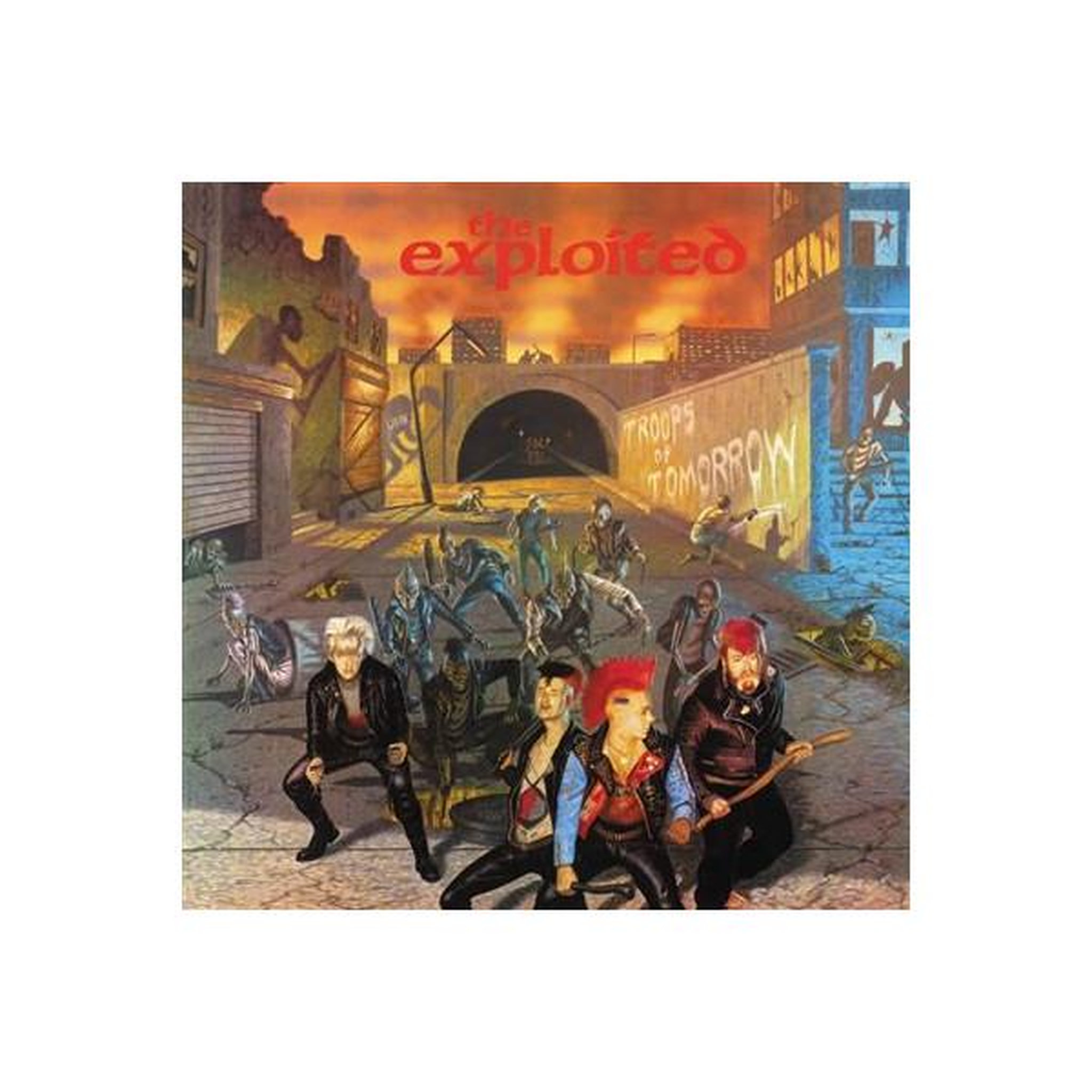 N/A Vinyle lp punk 33 tours 30 cm the exploited — troops of tomorrow édition gatefold remasterisée 180 g