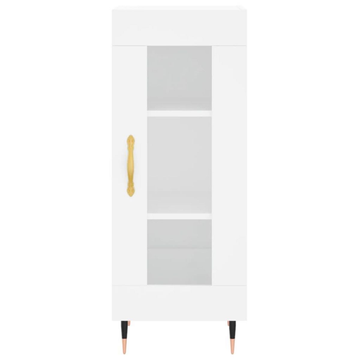 VIDAXL Buffet blanc 34,5x34x90 cm bois d'ingenierie