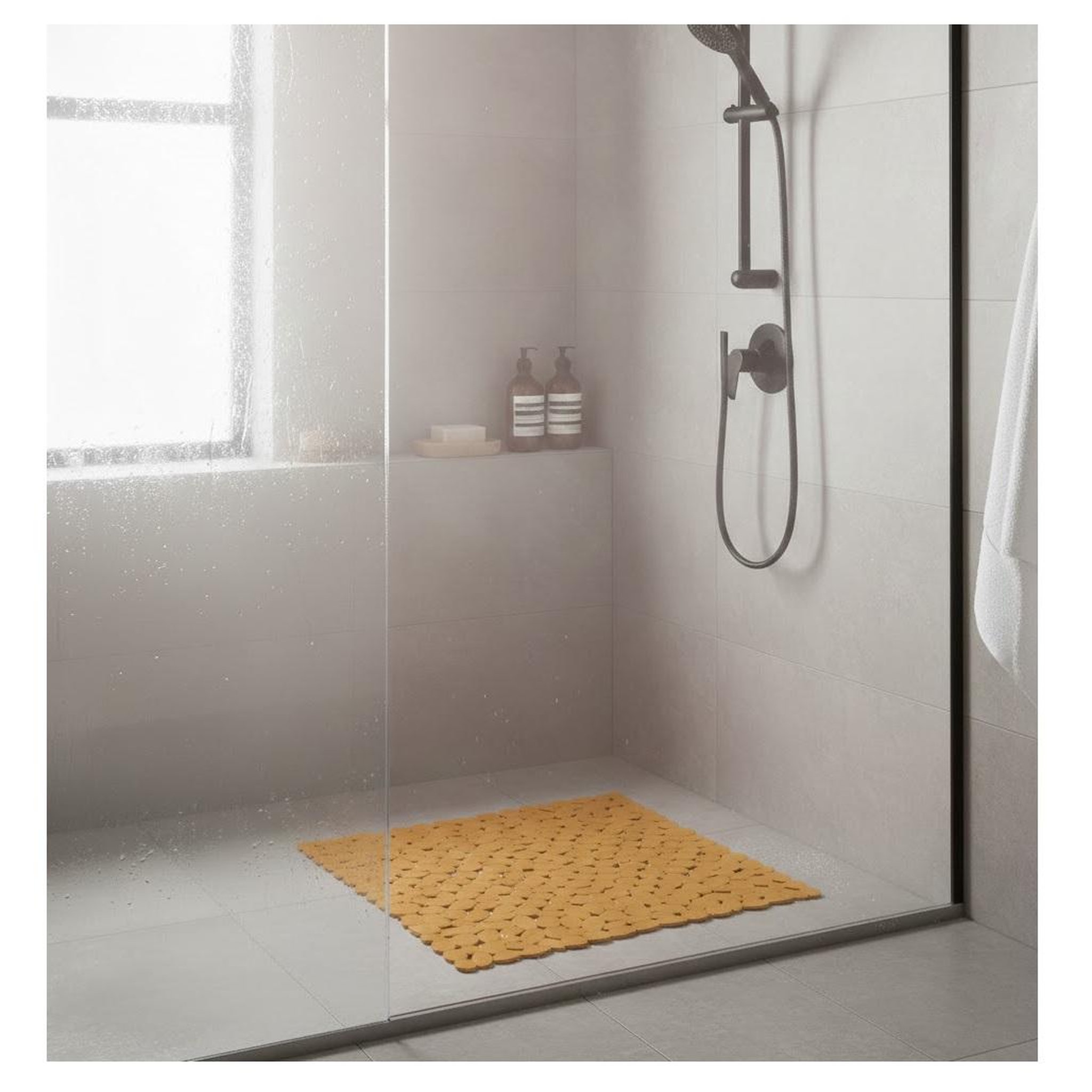 Voir la diapositive 2 : Eden Tapis fond de douche collection galet