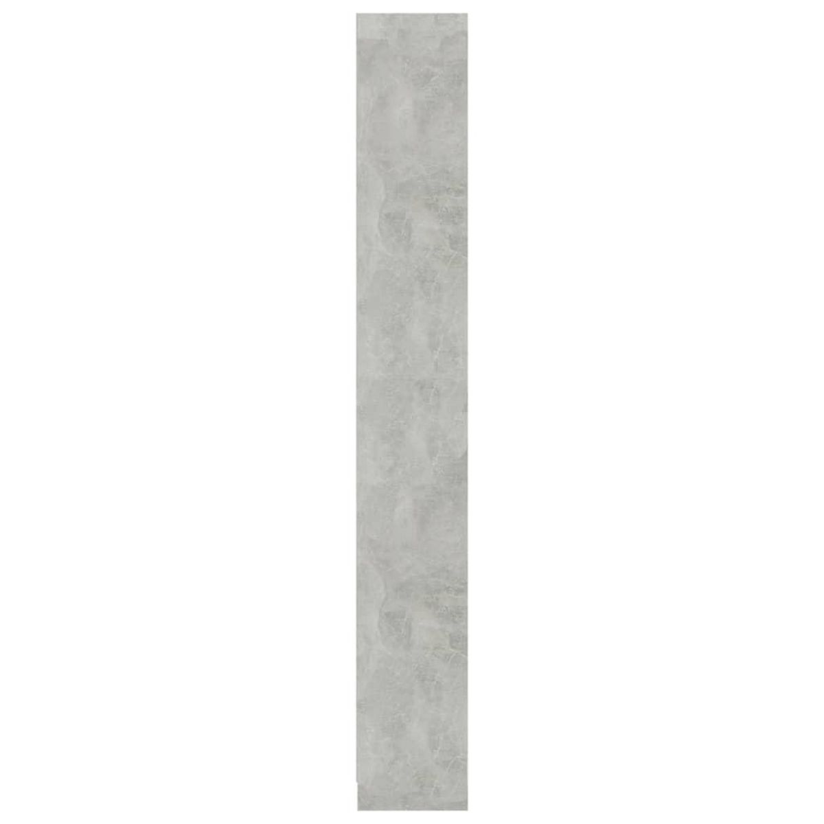 VIDAXL Bibliotheque a 5 niveaux Gris beton 40x24x175cm Bois ingenierie