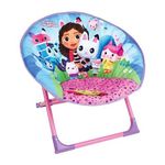 Fun House GABBY ET LA MAISON MAGIQUE - Siege lune pliable pour enfant h.47 x l.54 x p.42 cm
