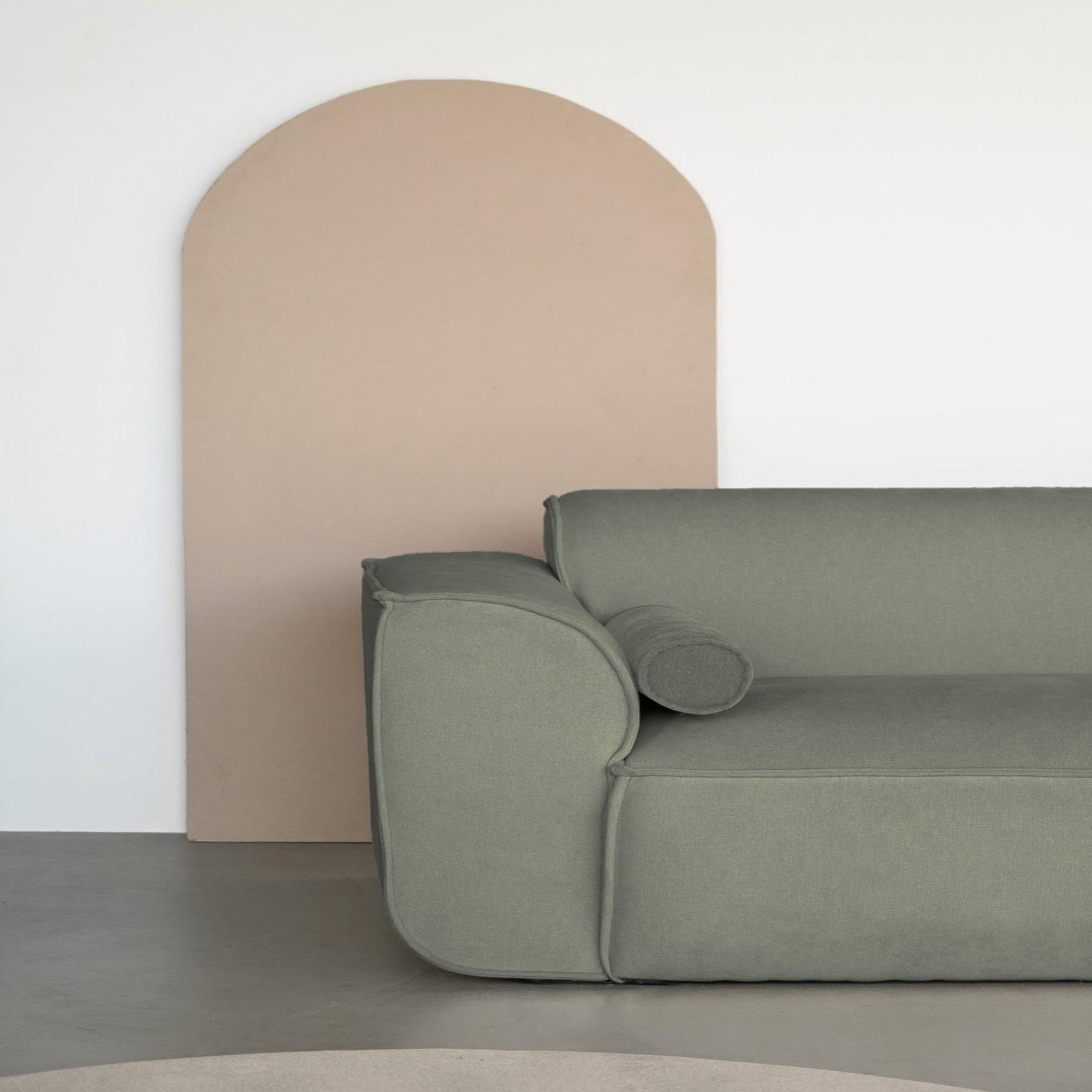 Voir la diapositive 2 : BEST MOBILIER Felix - module d'assise gauche en tissu texturé