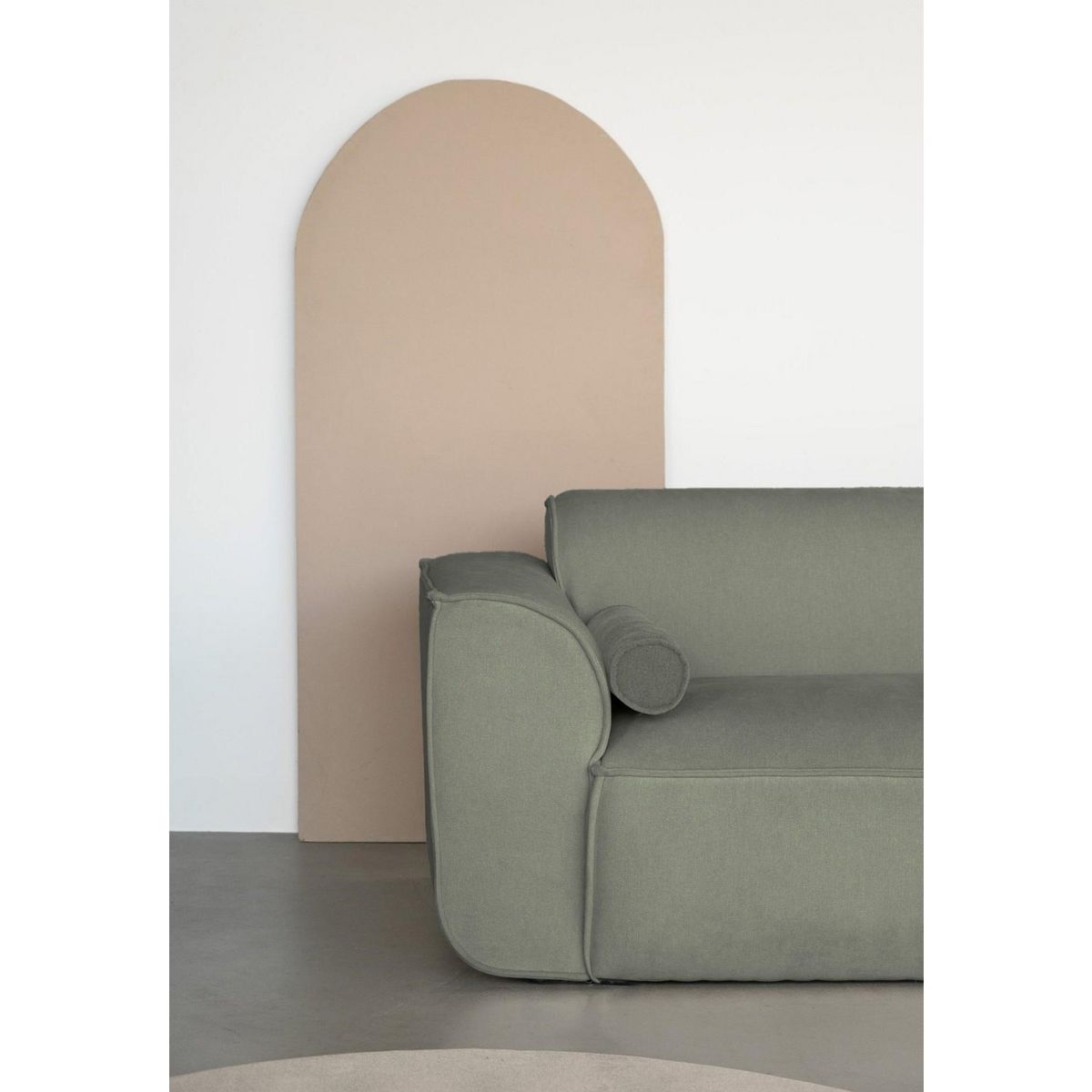 BEST MOBILIER Felix - module d'assise gauche en tissu texturé