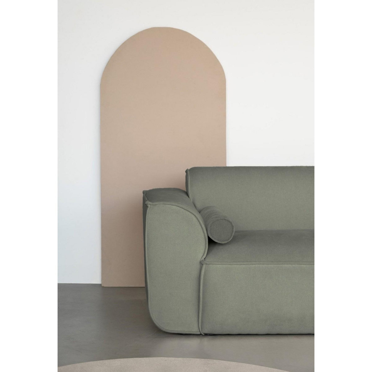 BEST MOBILIER Felix - module d'assise gauche en tissu texturé