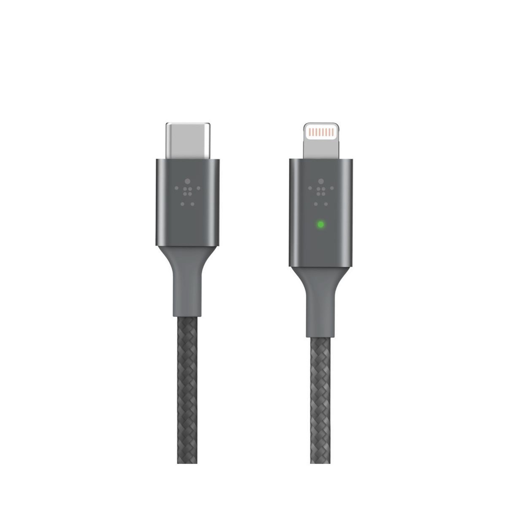 Belkin Belkin Smart LED USB-C to Lightning Gris